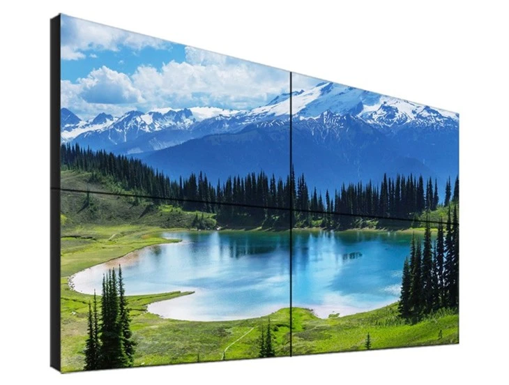3.5 mm Bezel 55inch Video Wall Panel Supoort 4K Resolution